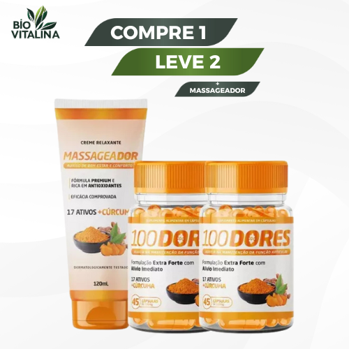 100 DORES    "Alívio Total das Dores - Conforto e Bem-Estar Garantidos!"