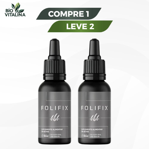 FOLIFIX 30ML    "Cabelos Mais Fortes e Resistentes - Pare a Queda Agora!"