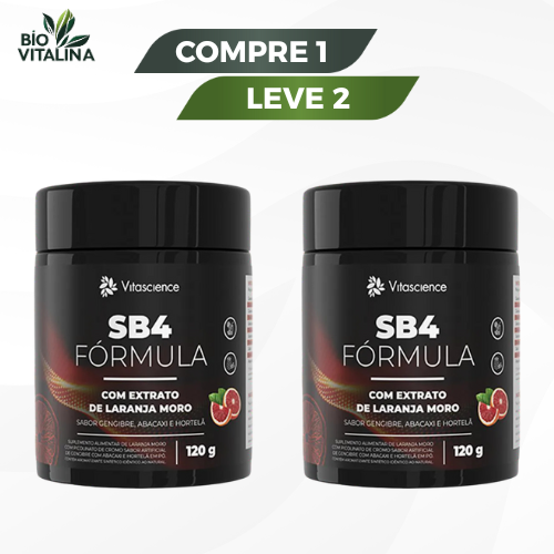 SB4 FÓRMULA 120G      "Emagreça Sem Efeito Sanfona - Queime Gordura Naturalmente!"