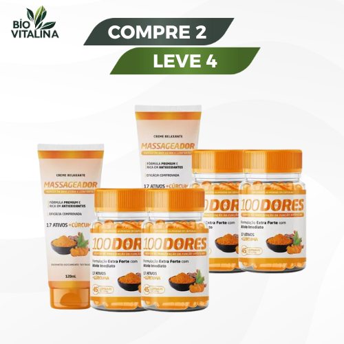 100 DORES    "Alívio Total das Dores - Conforto e Bem-Estar Garantidos!"