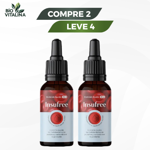 INSUFREE 30ML     "Bem-Estar e Glicemia Estável Naturalmente!"