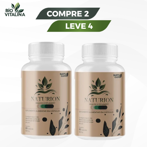 NATURION 60 CÁPSULAS    "Multivitamínico Completo - Energia e Vitalidade Diária!"