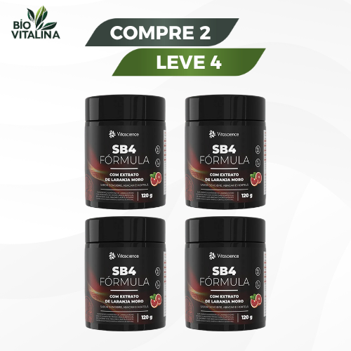 SB4 FÓRMULA 120G      "Emagreça Sem Efeito Sanfona - Queime Gordura Naturalmente!"